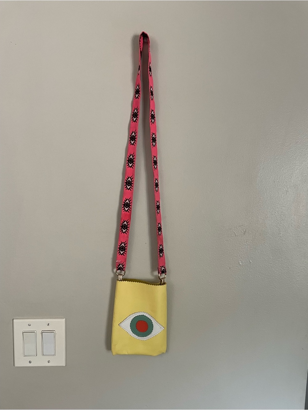 Boho Handcrafted Ojitos Bonitos Wayuu Evil Eye Crossbody Bag